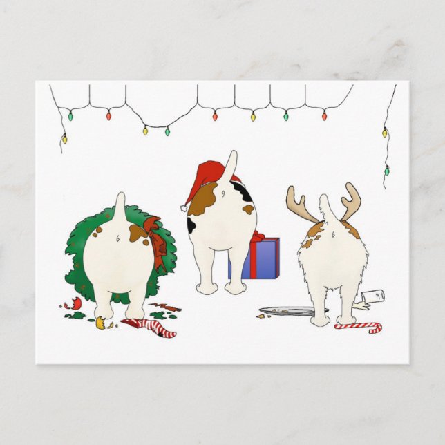 Postal Festiva Nothin' Butt A Jack Christmas (Anverso)