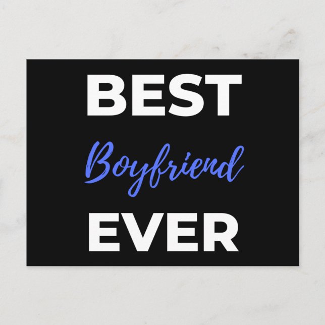 Postal Festiva Novio Perfecto Siempre (Anverso)