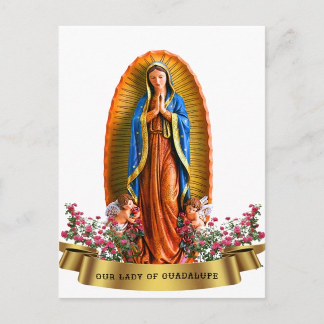 Postal Festiva Nuestra Señora de Guadalupe (Anverso)