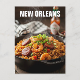 Postal Festiva Nueva Orleans Louisiana Jambalaya