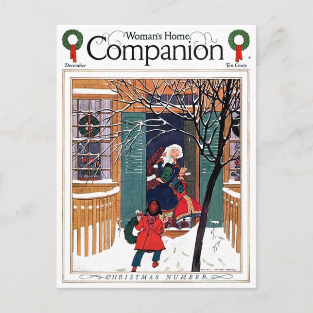 POSTAL FESTIVA "NÚMERO DE NAVIDADES" EN LA CASA GRANDMAS" (Anverso)