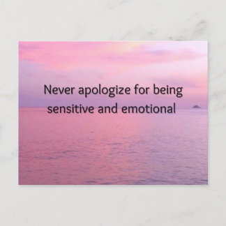 Postal Festiva Nunca apoligando la impresión de miniarte motivaci