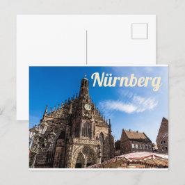 Postal Festiva Nuremberg Hauptmarkt Nürnberg Bavaria Alemania
