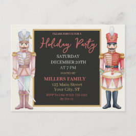 Postal Festiva Nutcracker Christmas Holiday Postcard