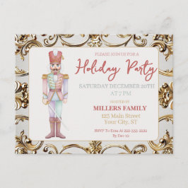 Postal Festiva Nutcracker Gold Frame Christmas Holiday Party