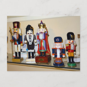 Postal Festiva Nutcrackers navidades