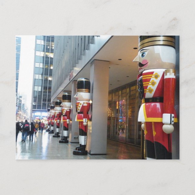 Postal Festiva Nutridores de vacaciones NYC (Anverso)