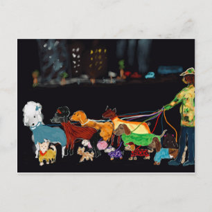Postal Festiva Nyc Dogwalker