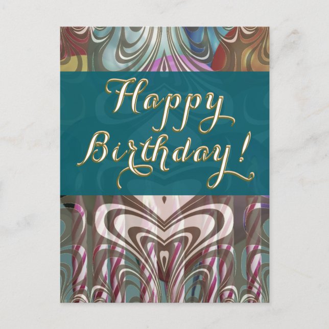 Postal Festiva Office Birthday Postcard (Anverso)
