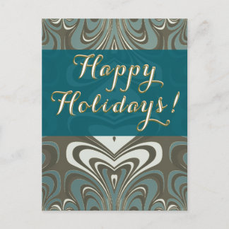 Postal Festiva Office Holiday Postcard