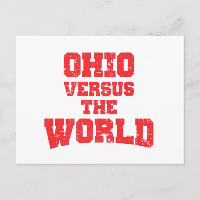 POSTAL FESTIVA OHIO VERSUS THE WORLD (Anverso)