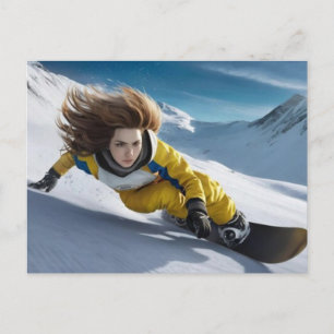 Postal Festiva Olimpiadas de Invierno de 2026 Snowboarding en Hal