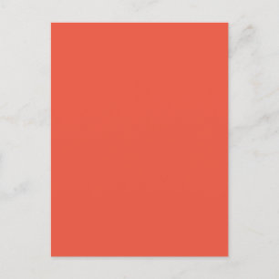 Postal Festiva Orange Red #EC553E, Pale Copper