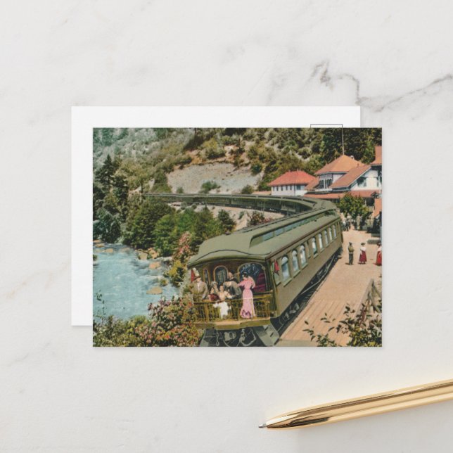 Postal Festiva Oregon Express (Anverso/Reverso In Situ)