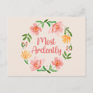 Postal Festiva Orgullo Y Prejuicio Sr. Darcy - Con Más Ardiente I