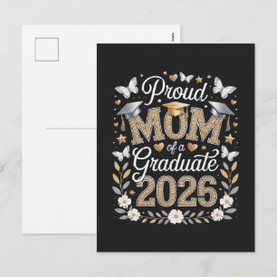 Postal Festiva Orgullosa madre de una graduada de 2026
