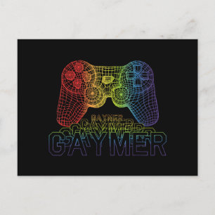 Postal Festiva Orgulloso Gaymer, Orgullo Gay de Juegos