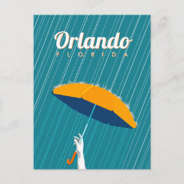 Postal Festiva Orlando, Florida - Lluvia