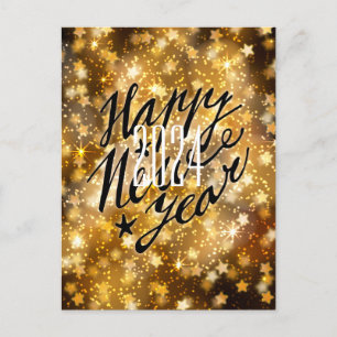Postal Festiva Oro festivo 2021  Feliz Año Nuevo