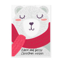 Oso lindo con mensaje del niño