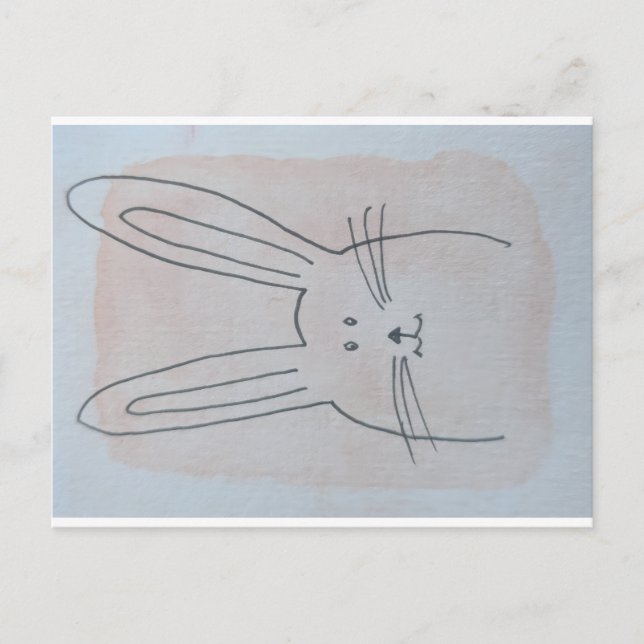 Postal Festiva Osterhasen (Anverso)