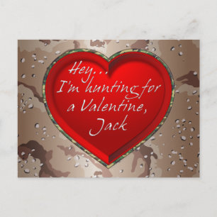 Postal Festiva Oye... Estoy Cazando Un San Valentín, Jack