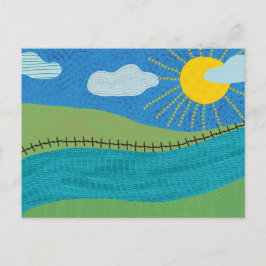 Postal Festiva Paisaje