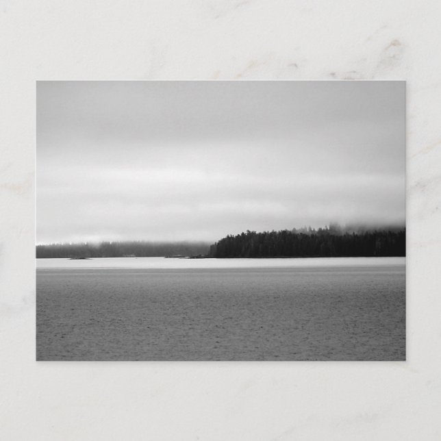 Postal Festiva Paisaje de Alaska (Anverso)