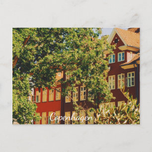 Postal Festiva Paisaje urbano de Copenhague - Dinamarca