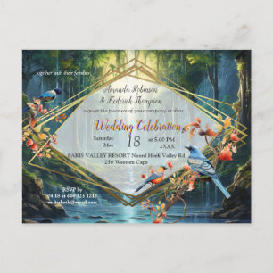 Postal Festiva Paisajes de destino de nuestro mundo