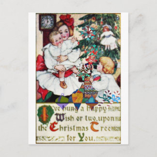 Postal Festiva Palabras de la caligrafía de la muñeca de los