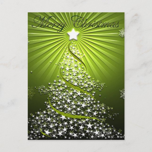 Postal Festiva Palabras de sabiduría para el feriado de los Navid (Anverso)