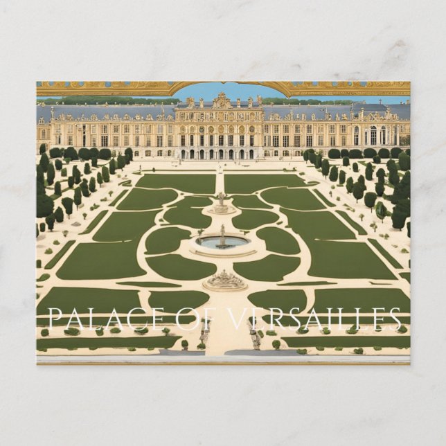 Postal Festiva palacio de versalles (22) (Anverso)