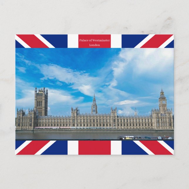 Postal Festiva Palacio de Westminster (Anverso)