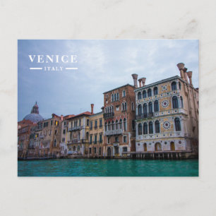Postal Festiva Palazzo Dario Gran Canal Venecia