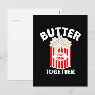 Postal Festiva Palomitas de maíz para cine BUTTER Together