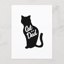 Postal Festiva Papá del gato