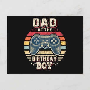 Postal Festiva Papá del niño de cumpleaños coincidente Video Juga