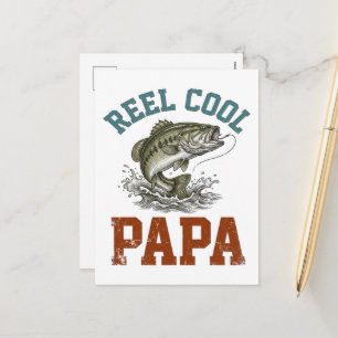 Postal Festiva Papa Genial de Pesca Día del Padre