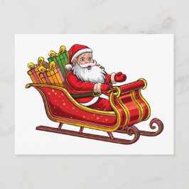 Postal Festiva Papá Noel