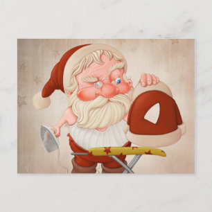 Postal Festiva Papá Noel con el flatiron