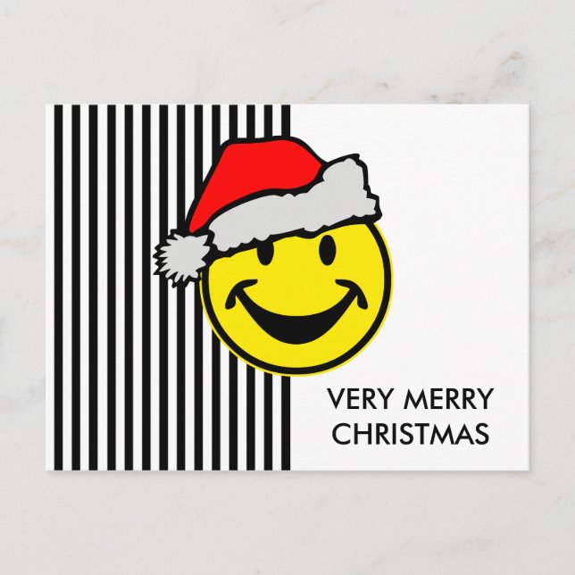 Postal Festiva Papá Noel tu trasero. e ideas (Anverso)