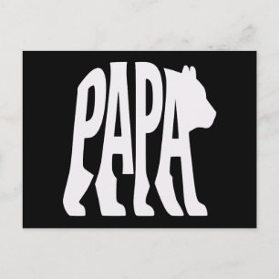 Postal Festiva Papá Oso