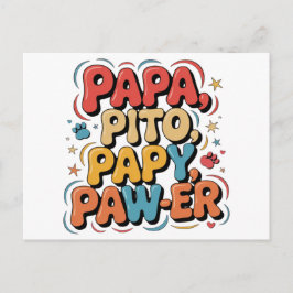 Postal Festiva Papa Pito Pappy Pawer