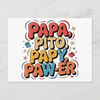 Postal Festiva Papa Pito Pappy Pawer