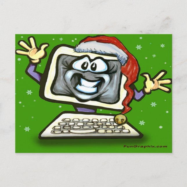Postal Festiva Papá Santa (Anverso)
