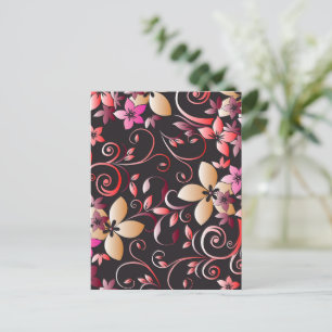 Postal Festiva Papel de pared de flores 7