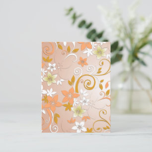 Postal Festiva Papel de pared de flores 8