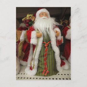 Postal Festiva Papel Santa