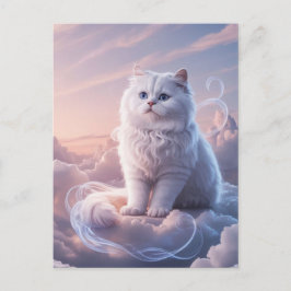 Postal Festiva Papel tapiz de Halloween de Gato Negro espeluznant